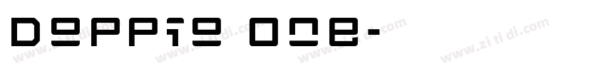 Doppio One字体转换